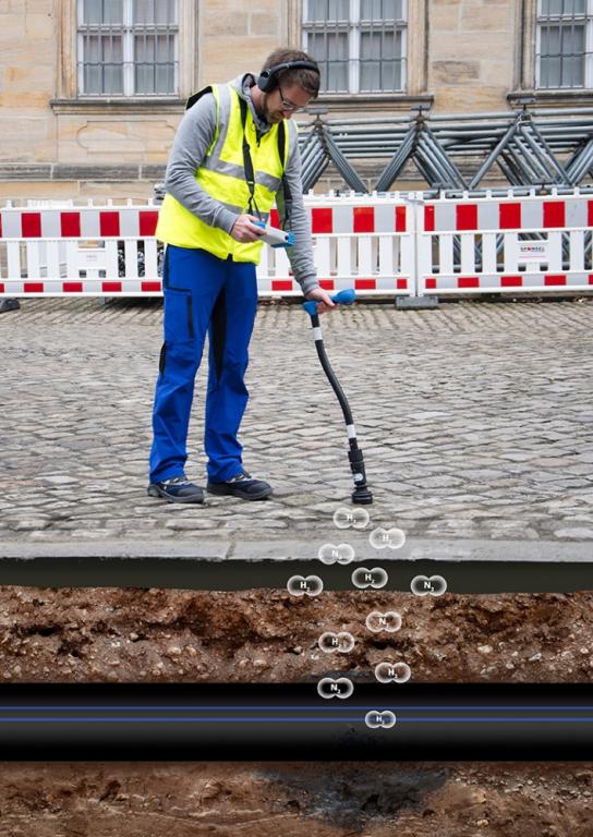 Recherche de fuite non destructive : la technique du gaz traceur et de la fluorescéine